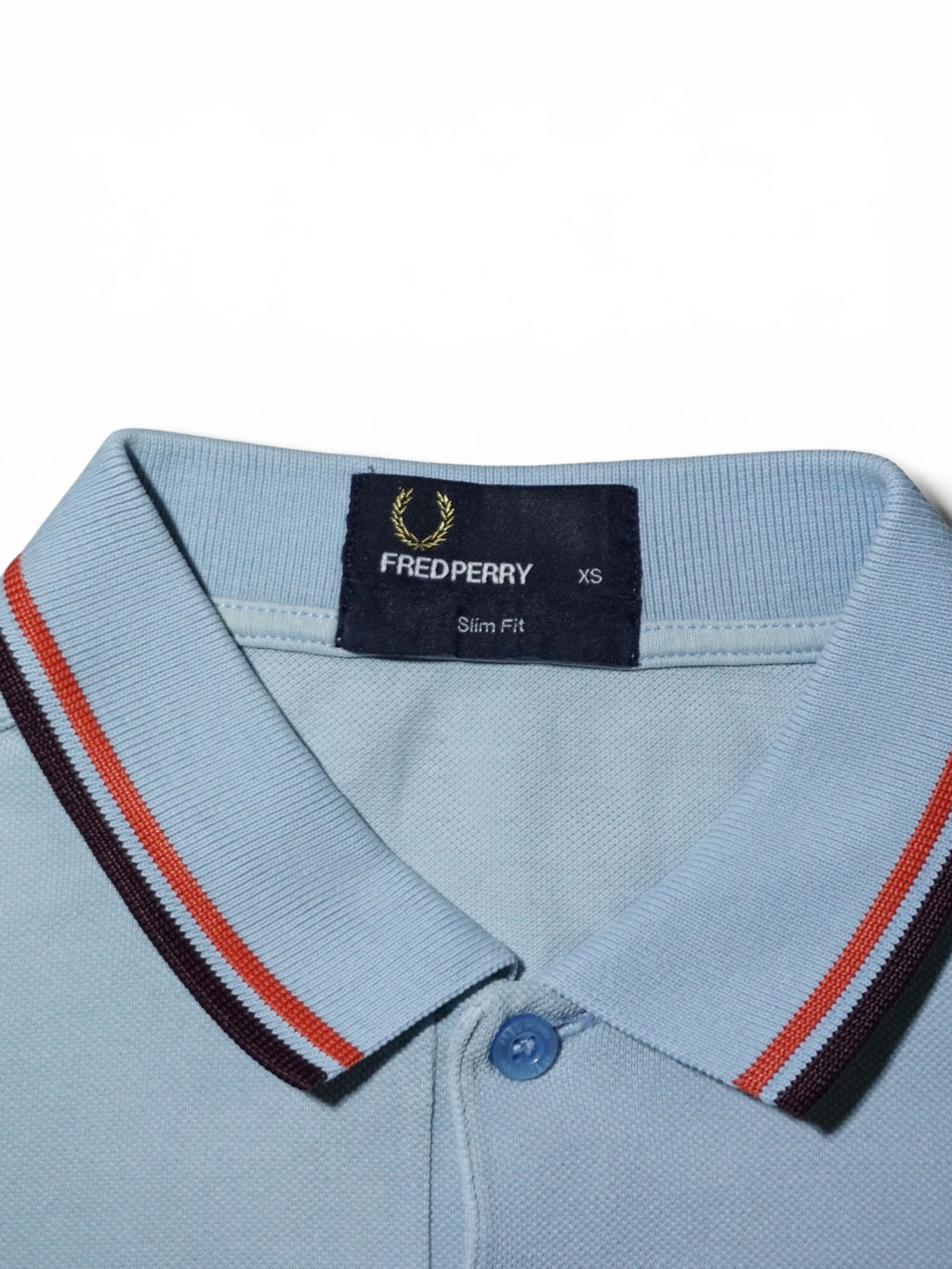 FP Polo Hellblau-Orange (XS)