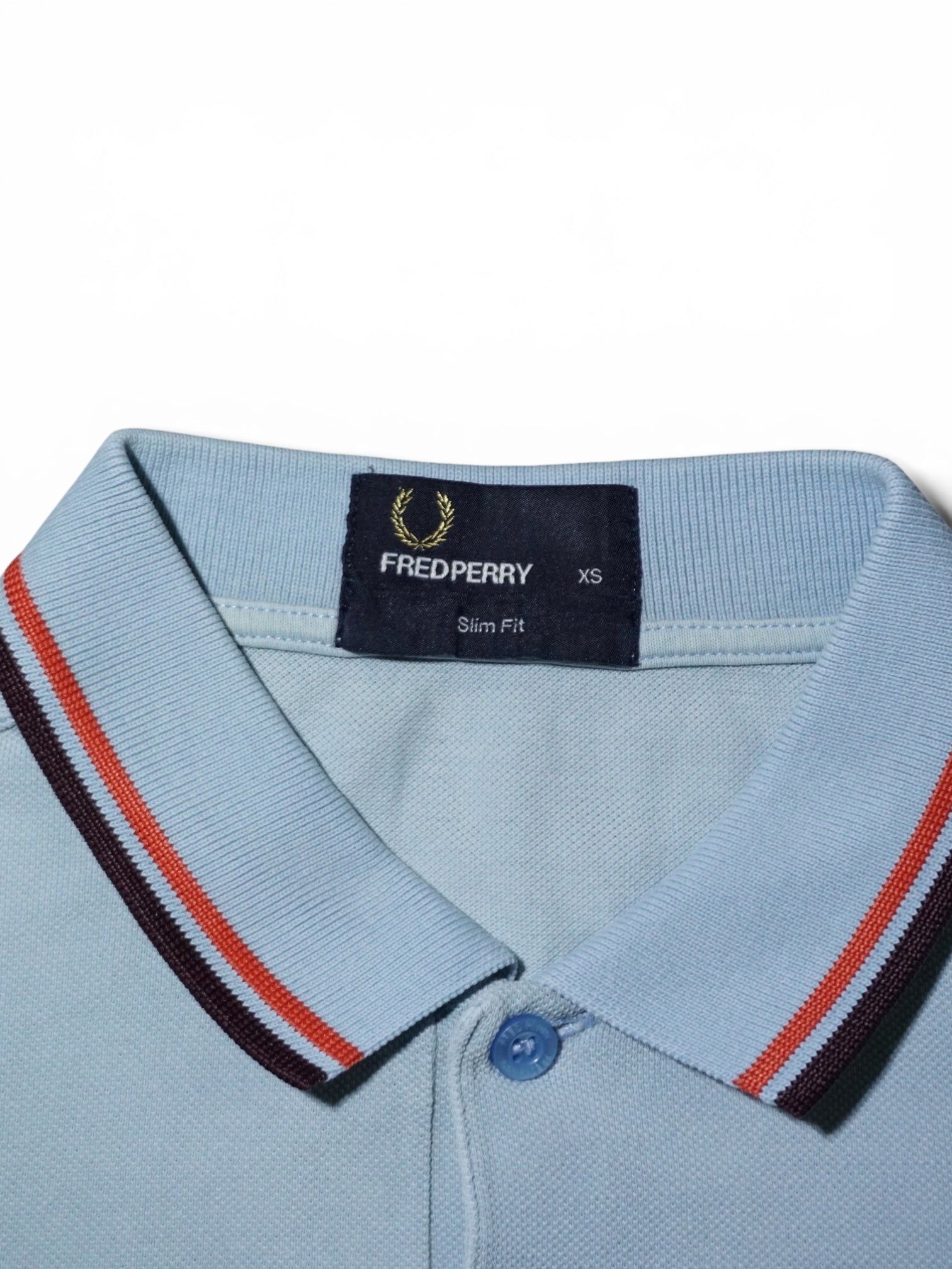 FP Polo Hellblau-Orange (XS)