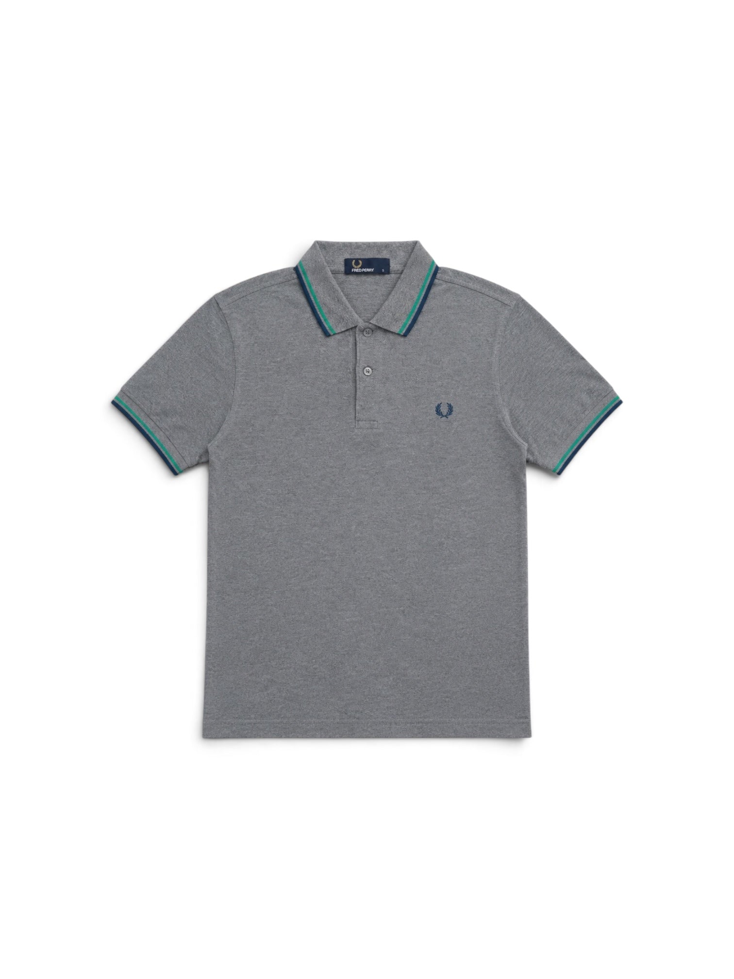 FP Polo Grau-Grün-Blau (S)