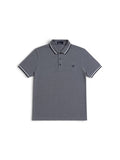 FP Polo Grau-Schwarz-Weiß (XL)