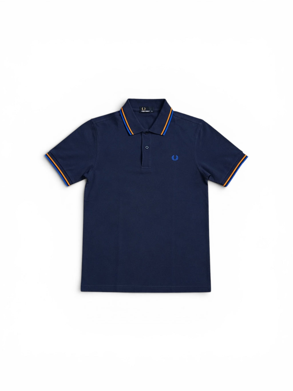 FP Polo Blau-Orange (S)