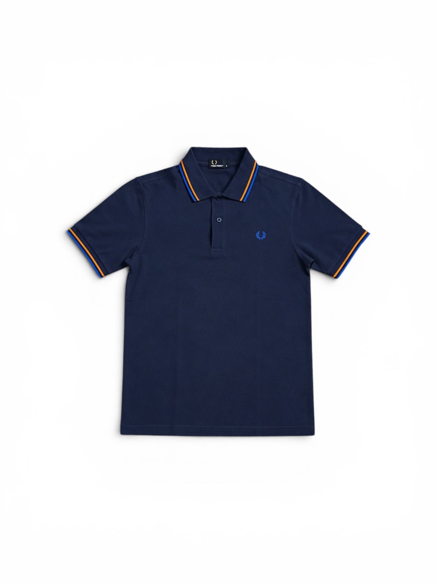 FP Polo Blau-Orange (S)