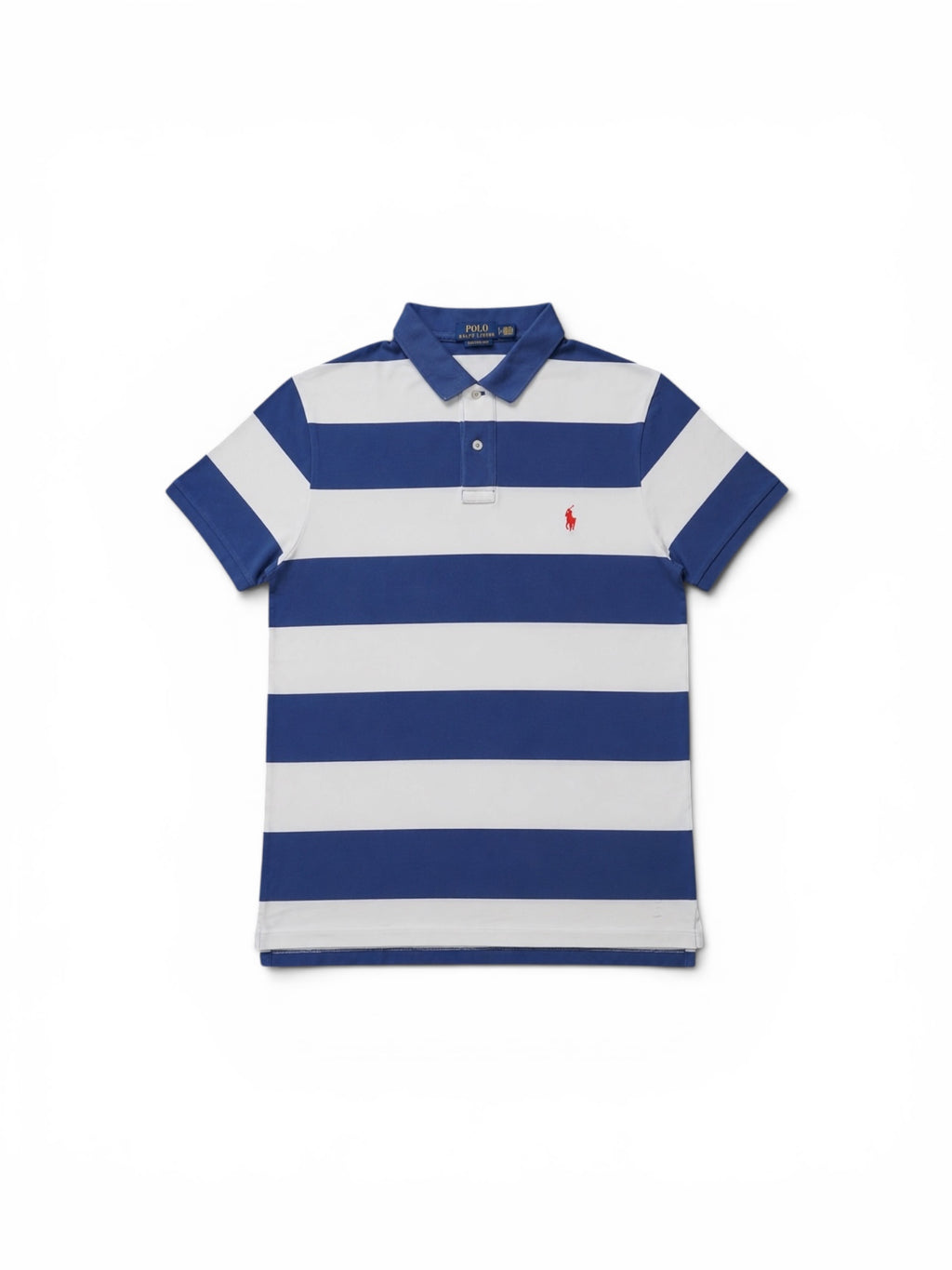 RL Polo Blau-Weiß gestreift (L)
