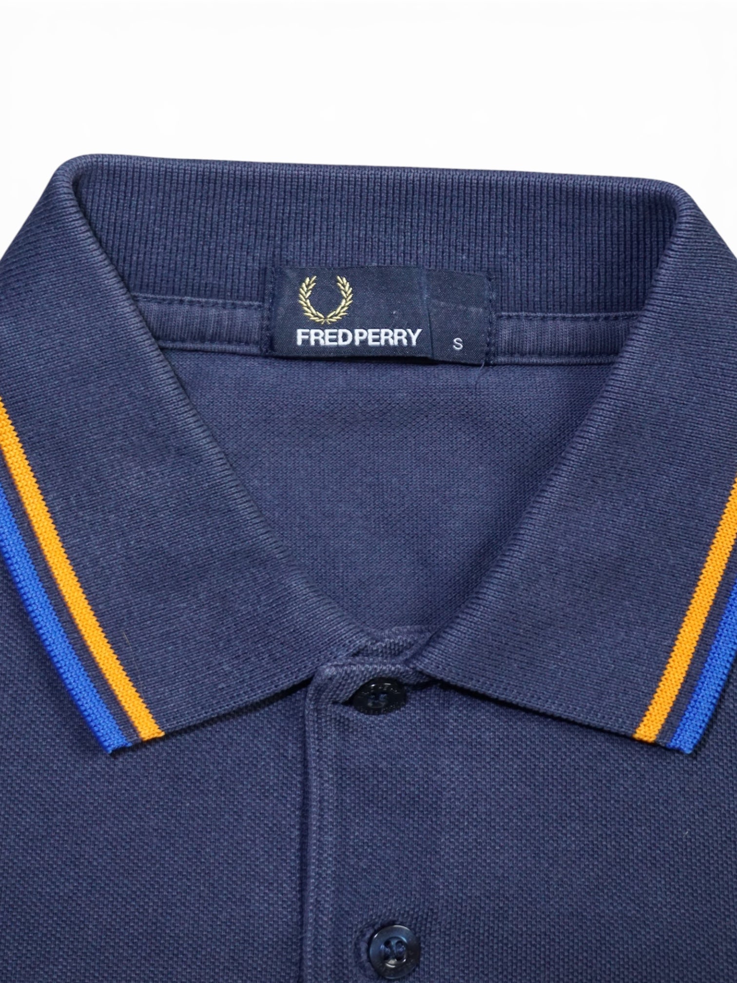 FP Polo Blau-Orange (S)