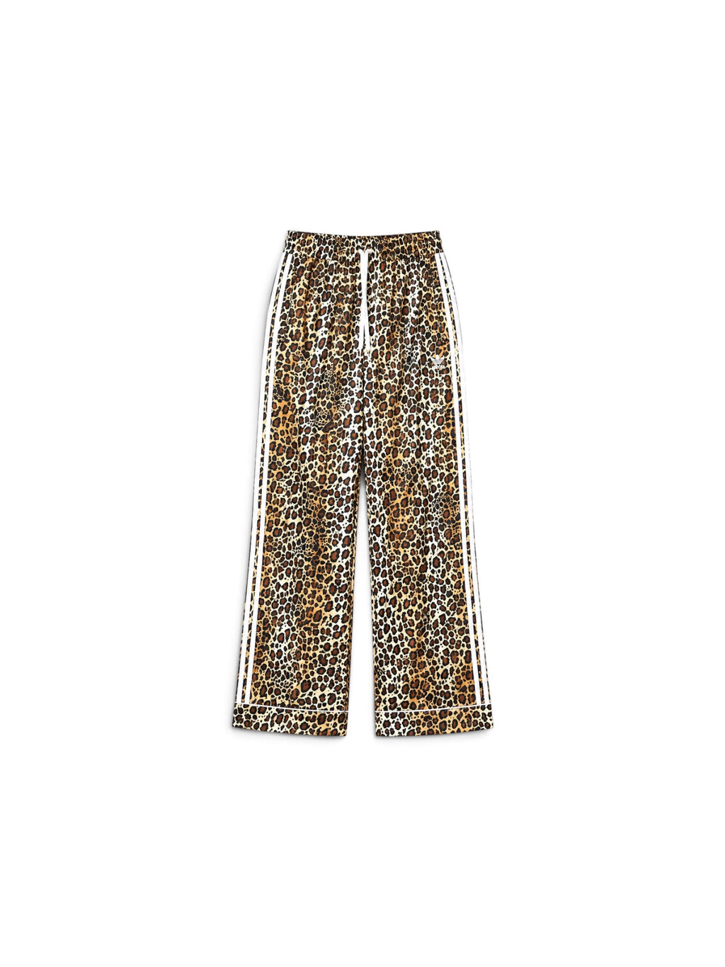 Adidas Firebird Leopard Satin Jogger Wide-Leg (XS)