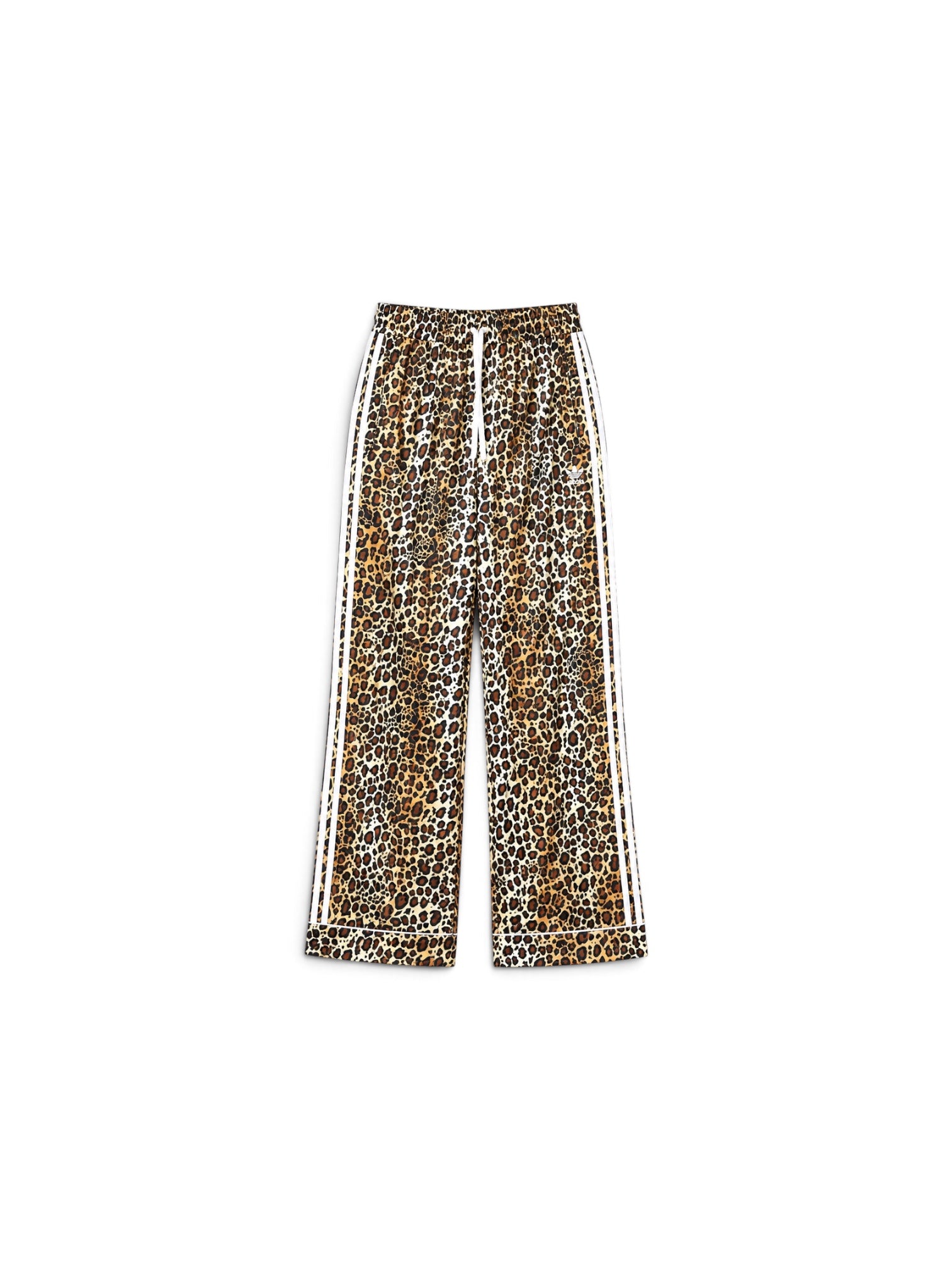 Adidas Firebird Leopard Satin Jogger Wide-Leg (XS)