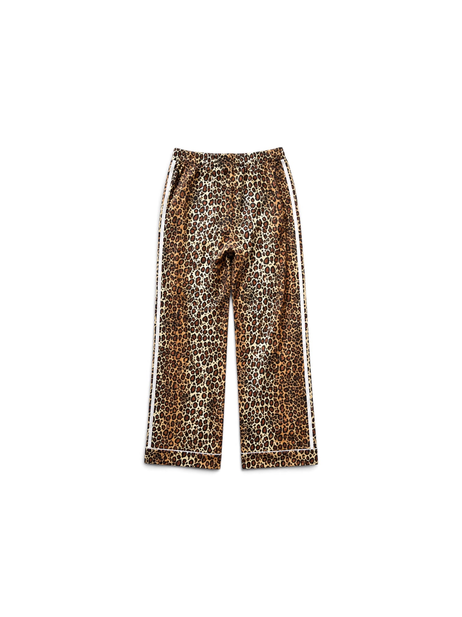Adidas Firebird Leopard Satin Jogger Wide-Leg (XS)